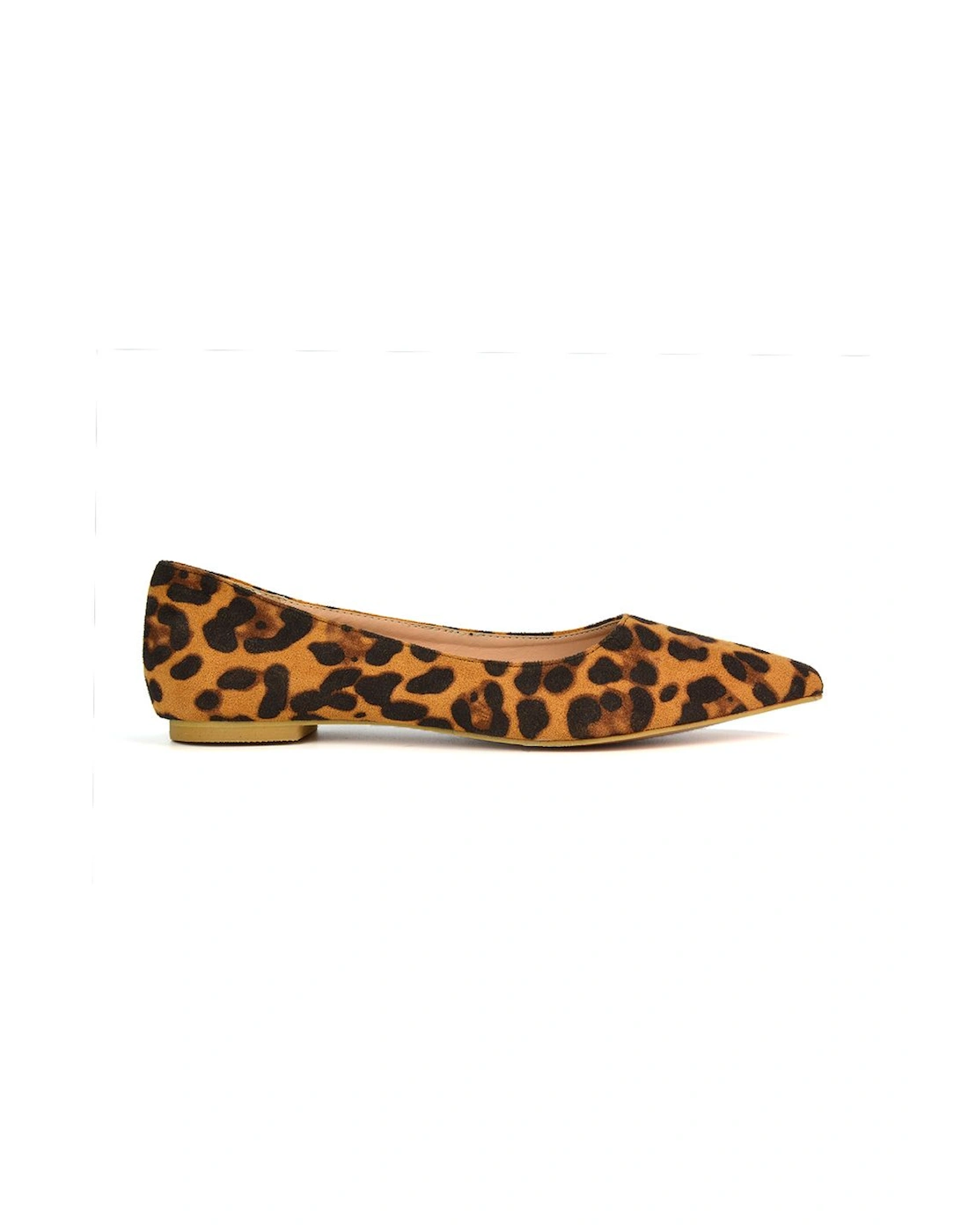 'Bubbles' Pointed Toe Slip on Flat Ballerina Pump Shoes, 2 of 1