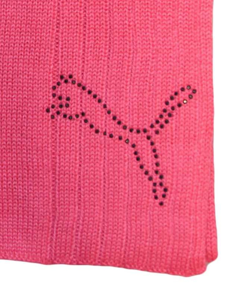 Womens/Ladies Crystal Cat Scarf