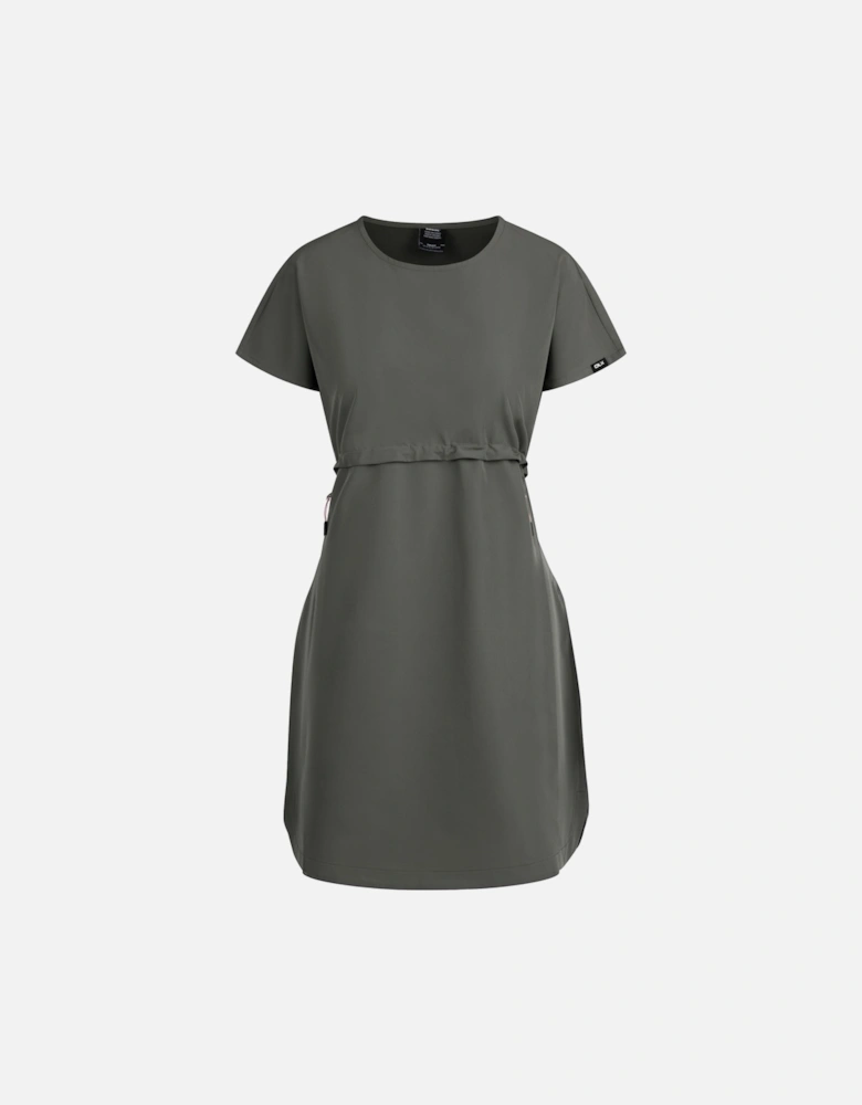 Womens/Ladies Lidia Round Neck Cotton Dress