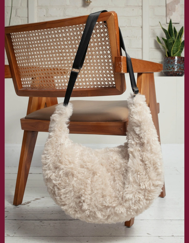 Sasha Slouch Bag In Cream