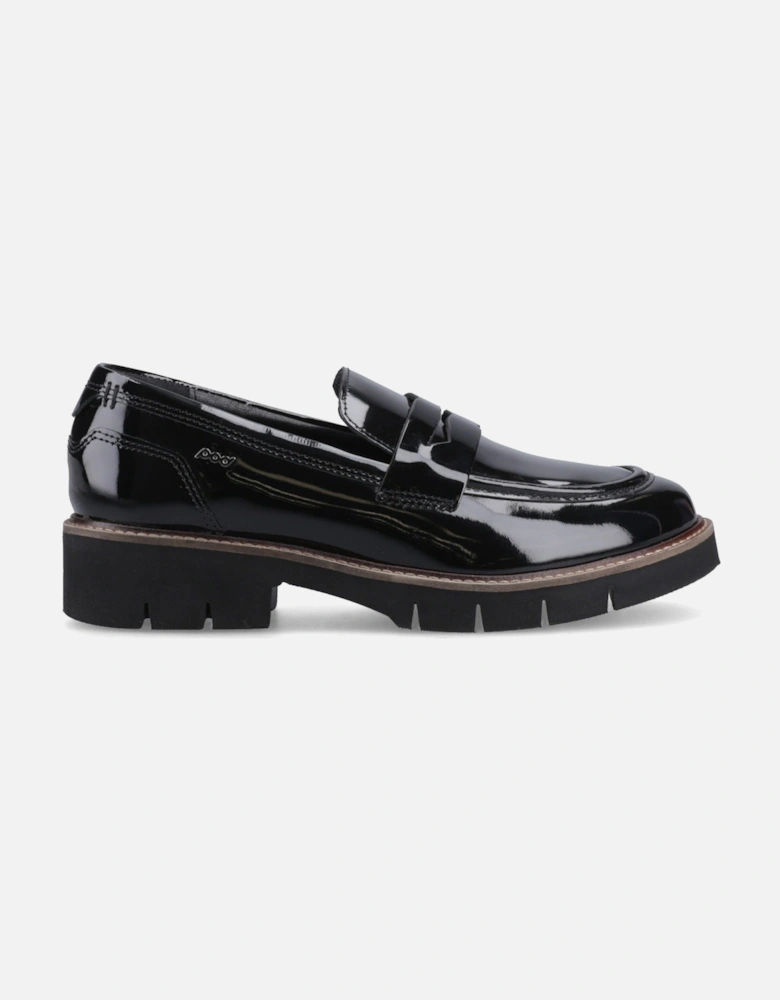 Kaltin Patent Leather Women's Black Loafers