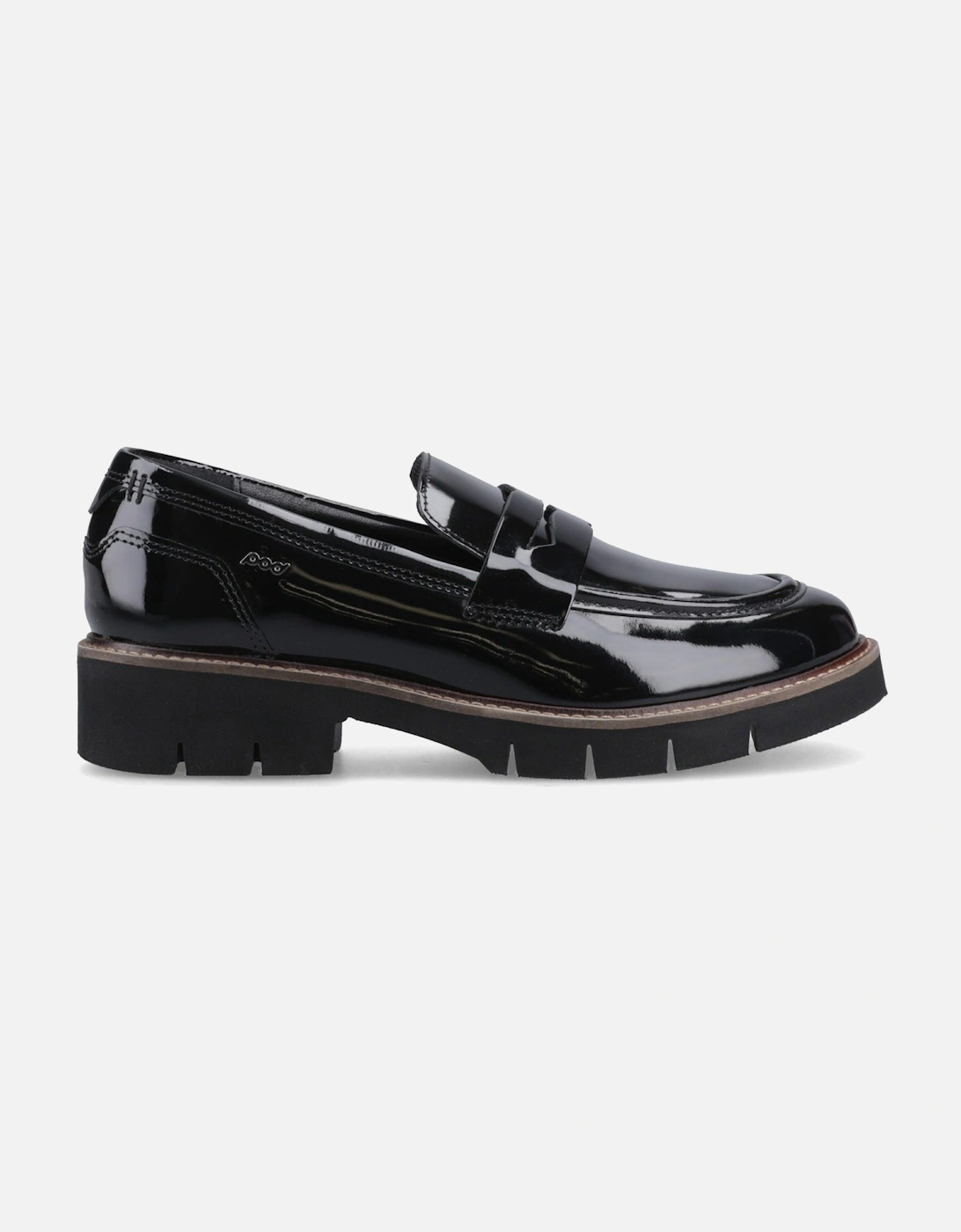 Kaltin Patent Leather Women's Black Loafers