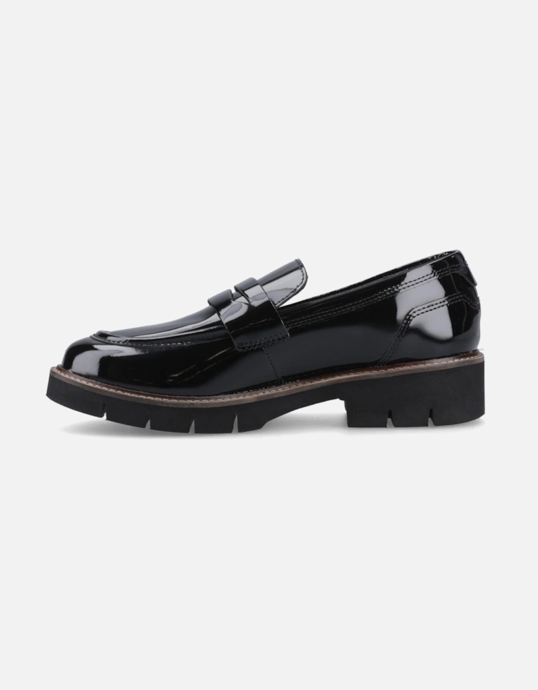 Kaltin Patent Leather Women's Black Loafers