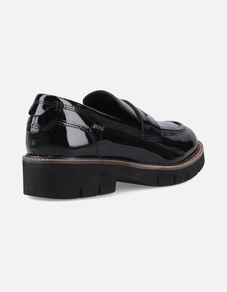 Kaltin Patent Leather Women's Black Loafers