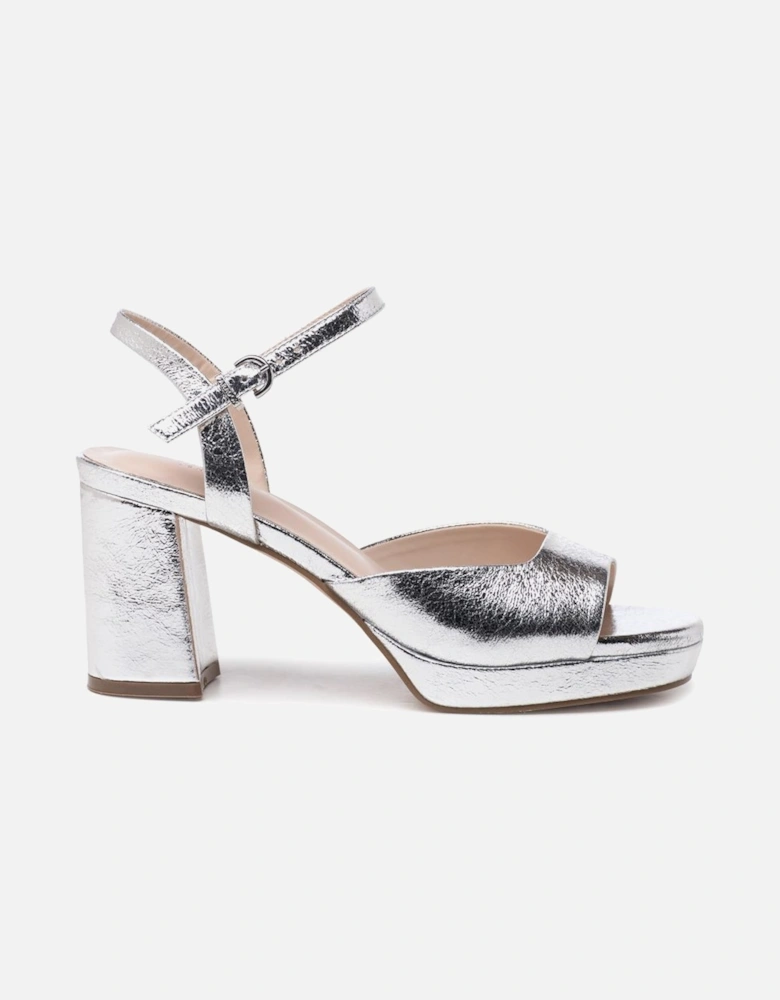 'Livia' High Heel Platform Ankle Strap Sandals