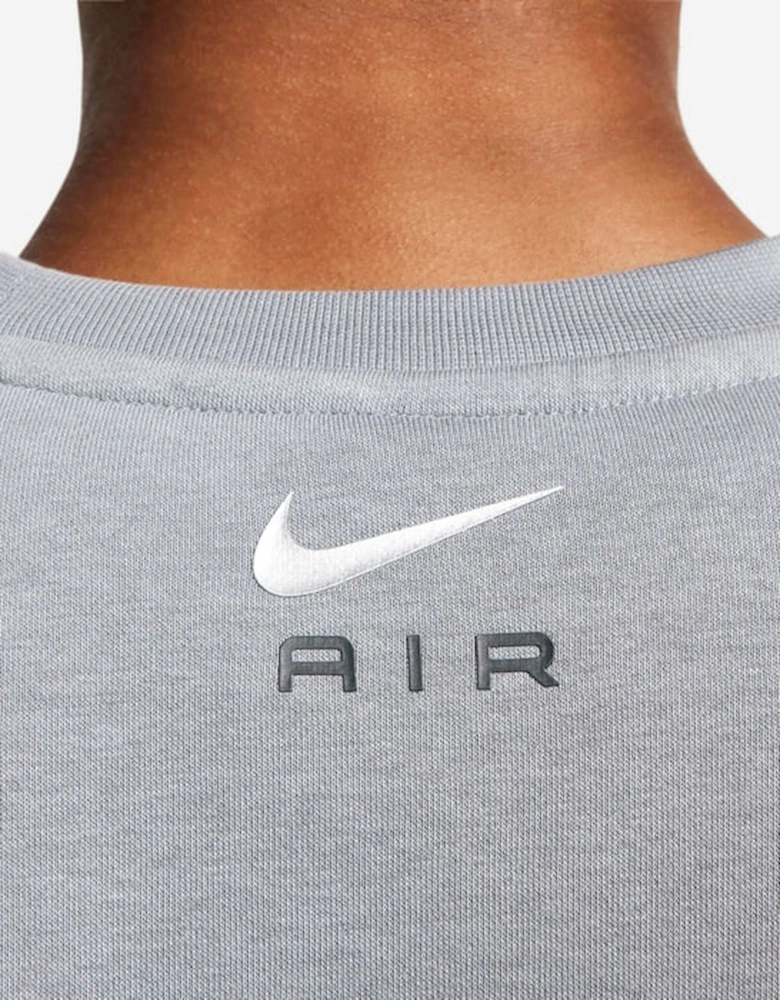 Air Swoosh Fleece Sweatshirt  Grey