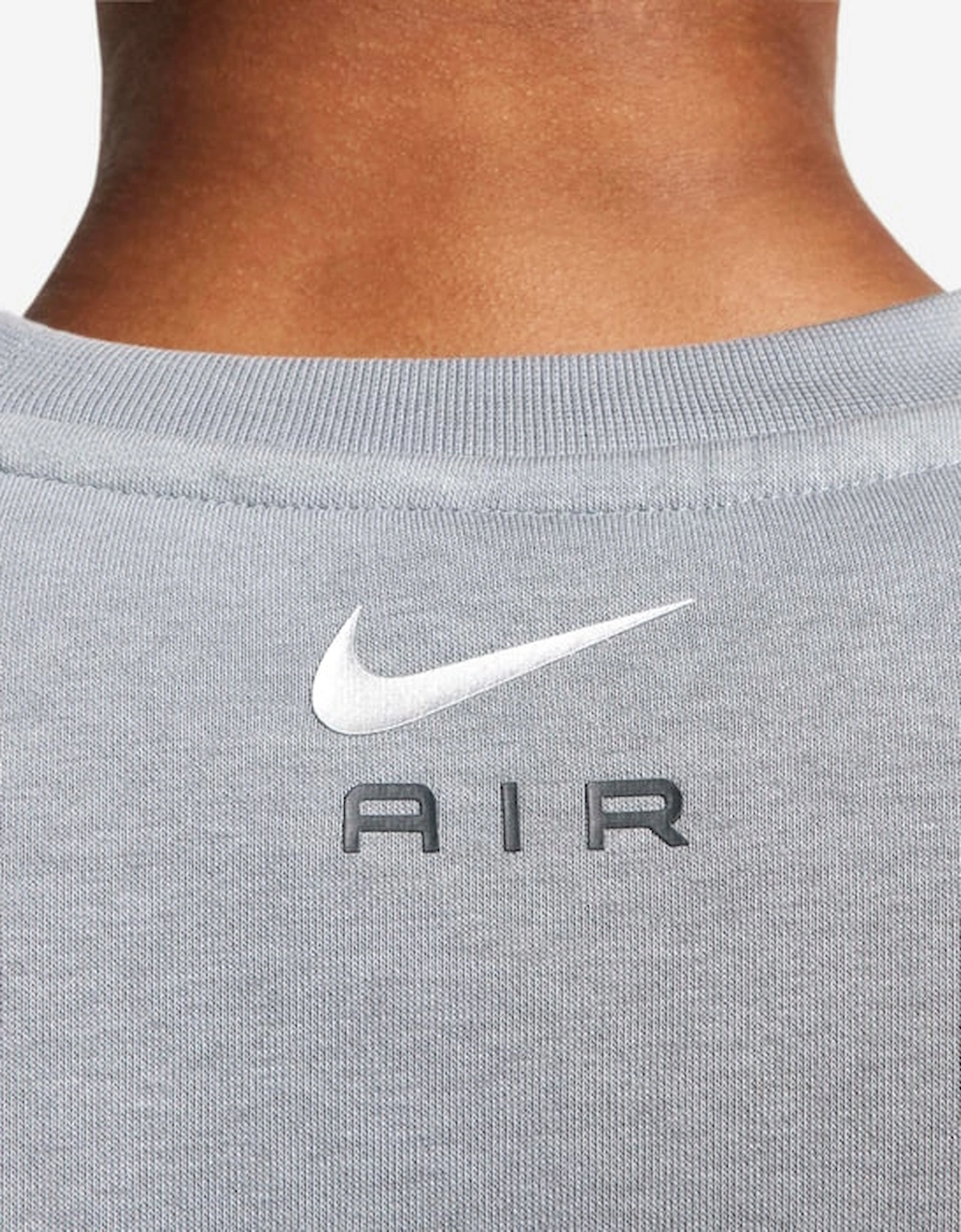 Air Swoosh Fleece Sweatshirt  Grey