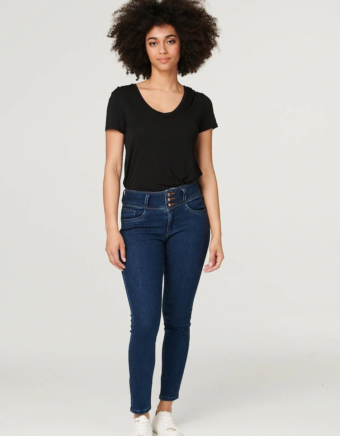 Denim High Waist Skinny Jeans, 2 of 1
