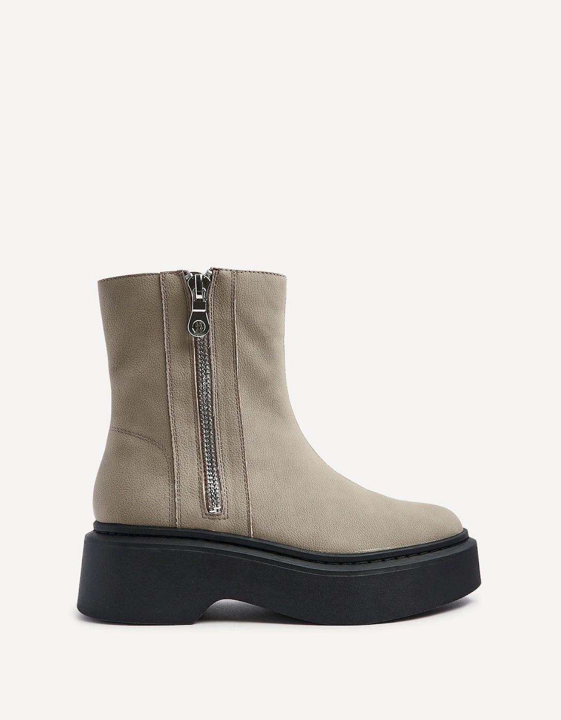 Valley Taupe Nubuck Chunky Platform Boot, 2 of 1