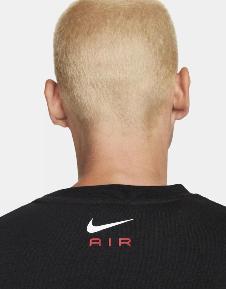 Air Swoosh Fleece Sweatshirt Black/Red