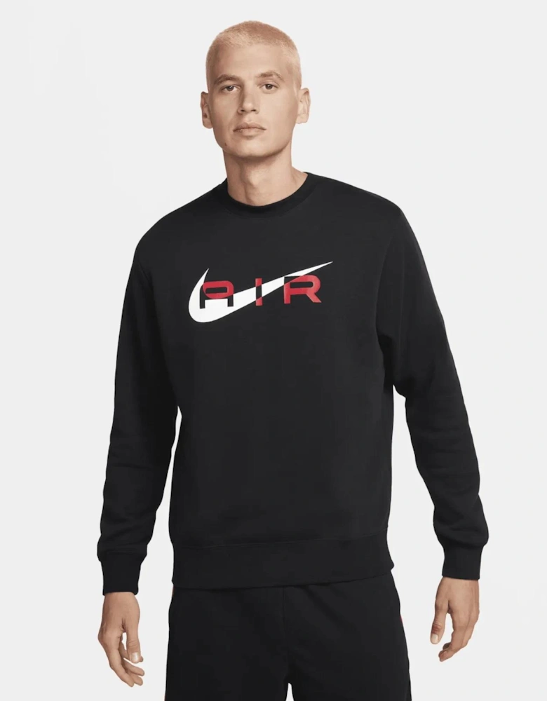 Air Swoosh Fleece Sweatshirt Black/Red