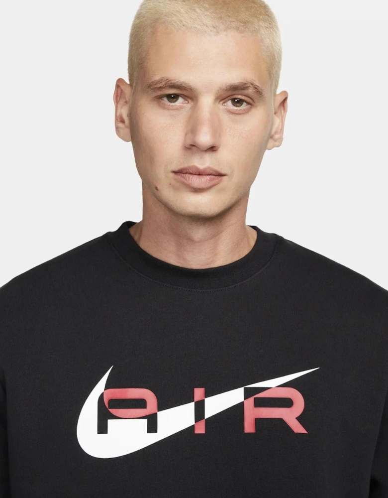 Air Swoosh Fleece Sweatshirt Black/Red