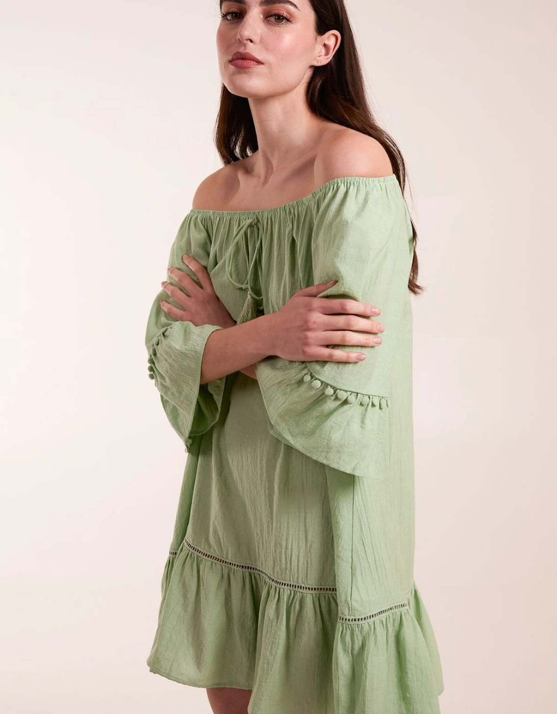 On Off Shoulder Tunic Dress, 2 of 1