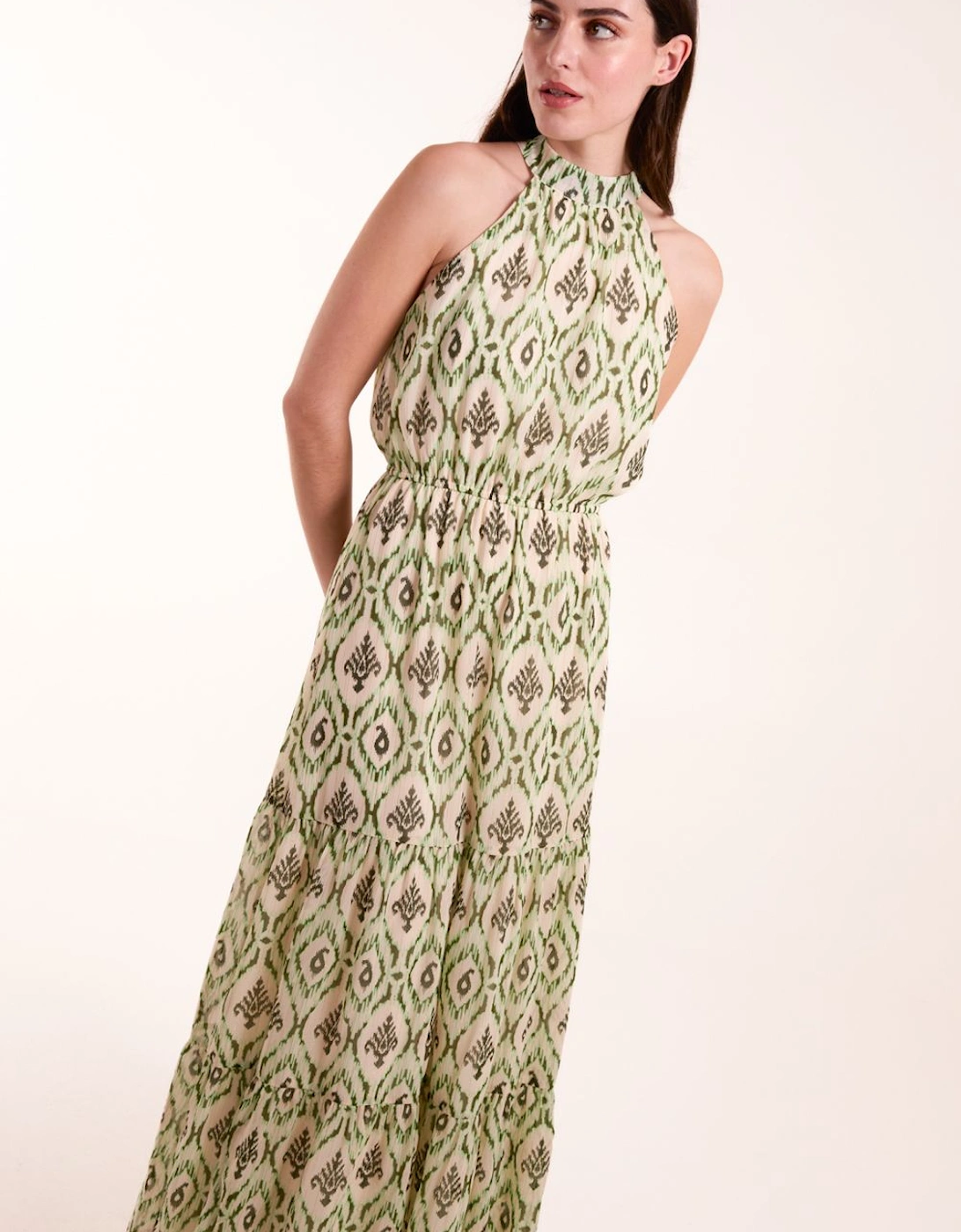 Halter Neck Maxi Dress, 2 of 1