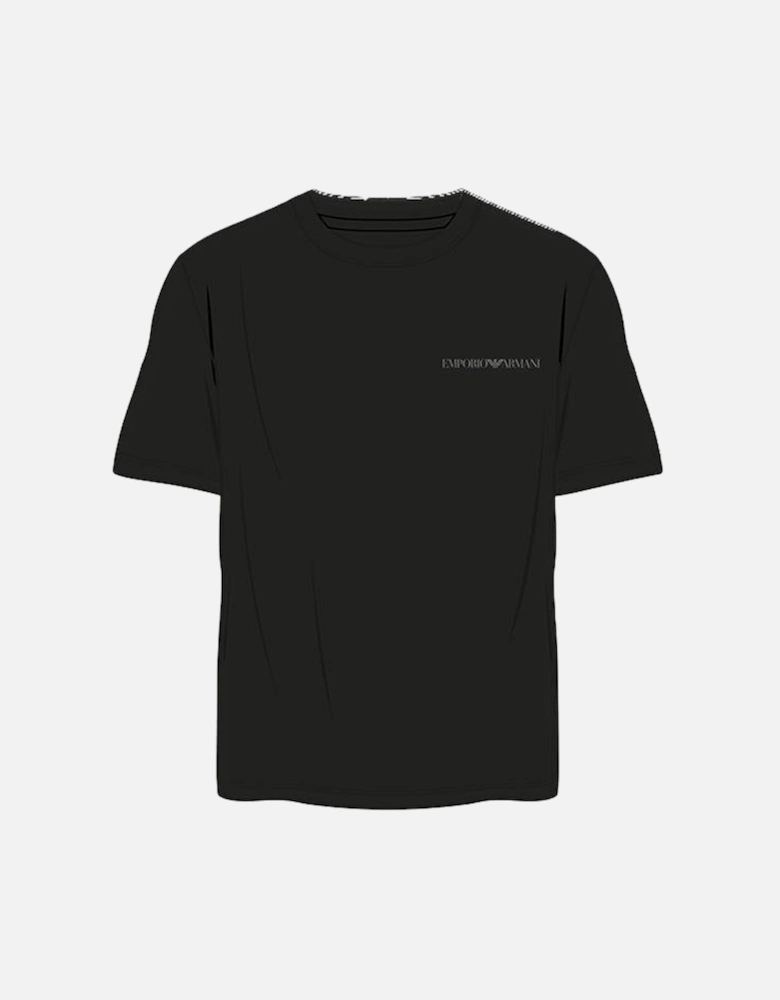 2-Pack Crew Neck T-Shirts, Black