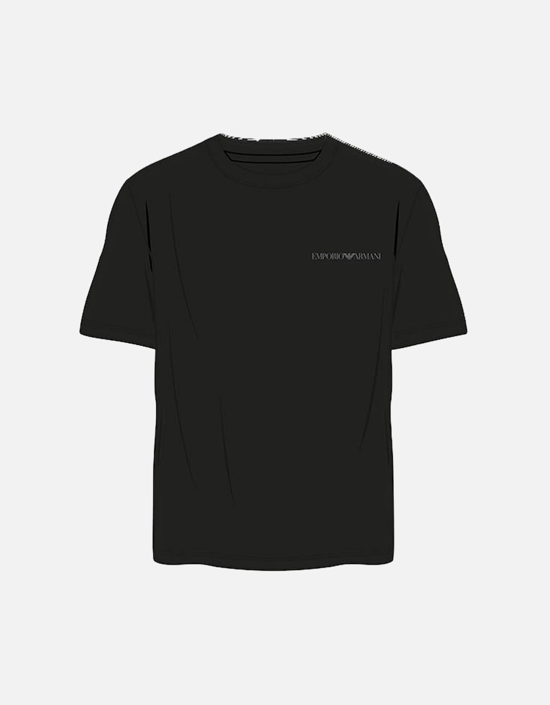 2-Pack Crew Neck T-Shirts, Black