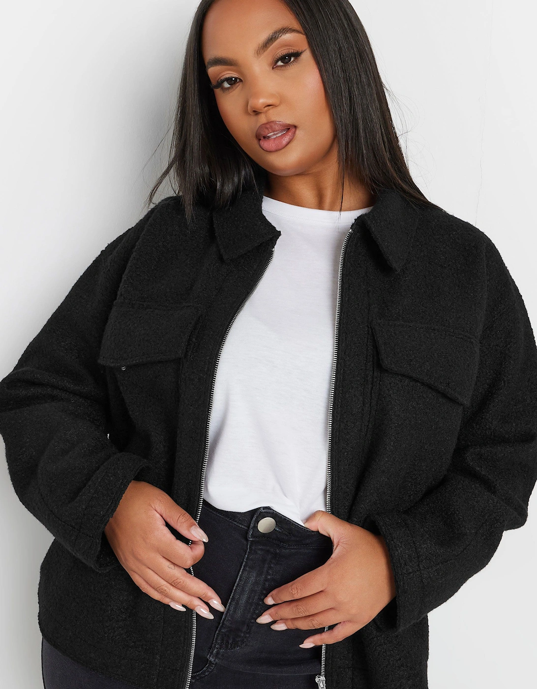 Cropped Boucle Jacket, 2 of 1