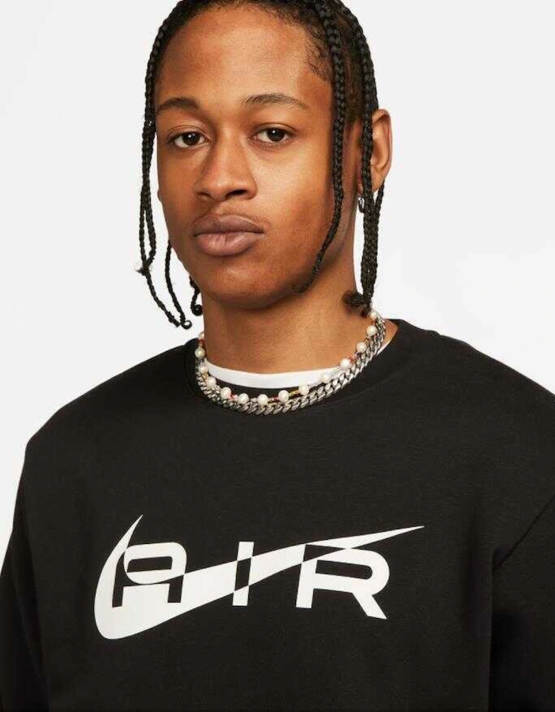 Air Swoosh Fleece Sweatshirt Black/White
