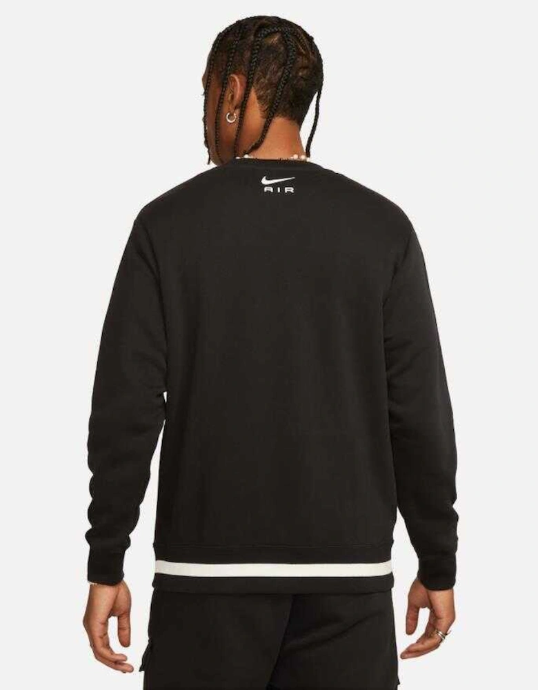 Air Swoosh Fleece Sweatshirt Black/White