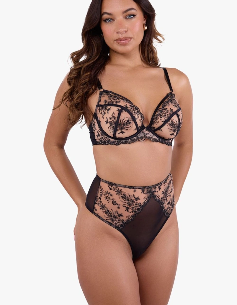Ramona Ruby Red High Waist Thong