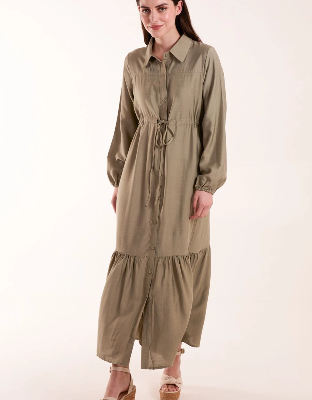 Belted Maxi Dress, 2 of 1
