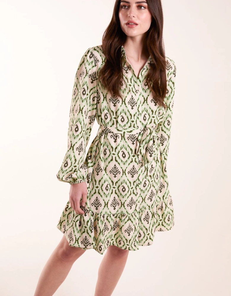 Long Sleeve Mini Shirt Dress