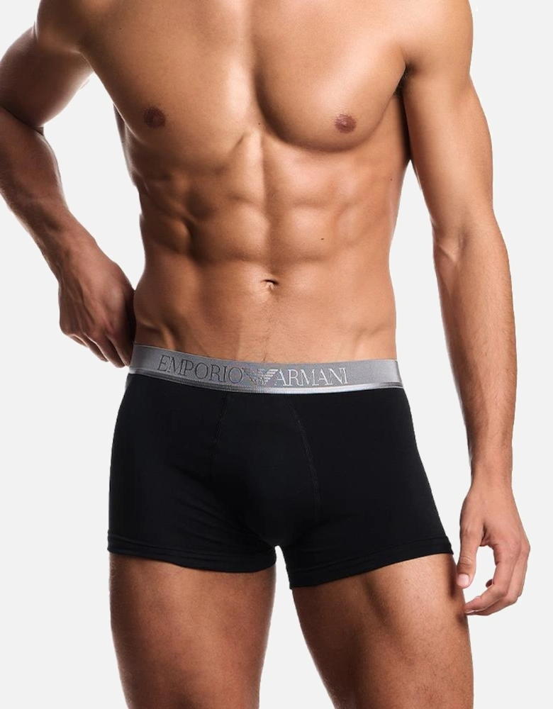 3-Pack Boxer Trunks, Black