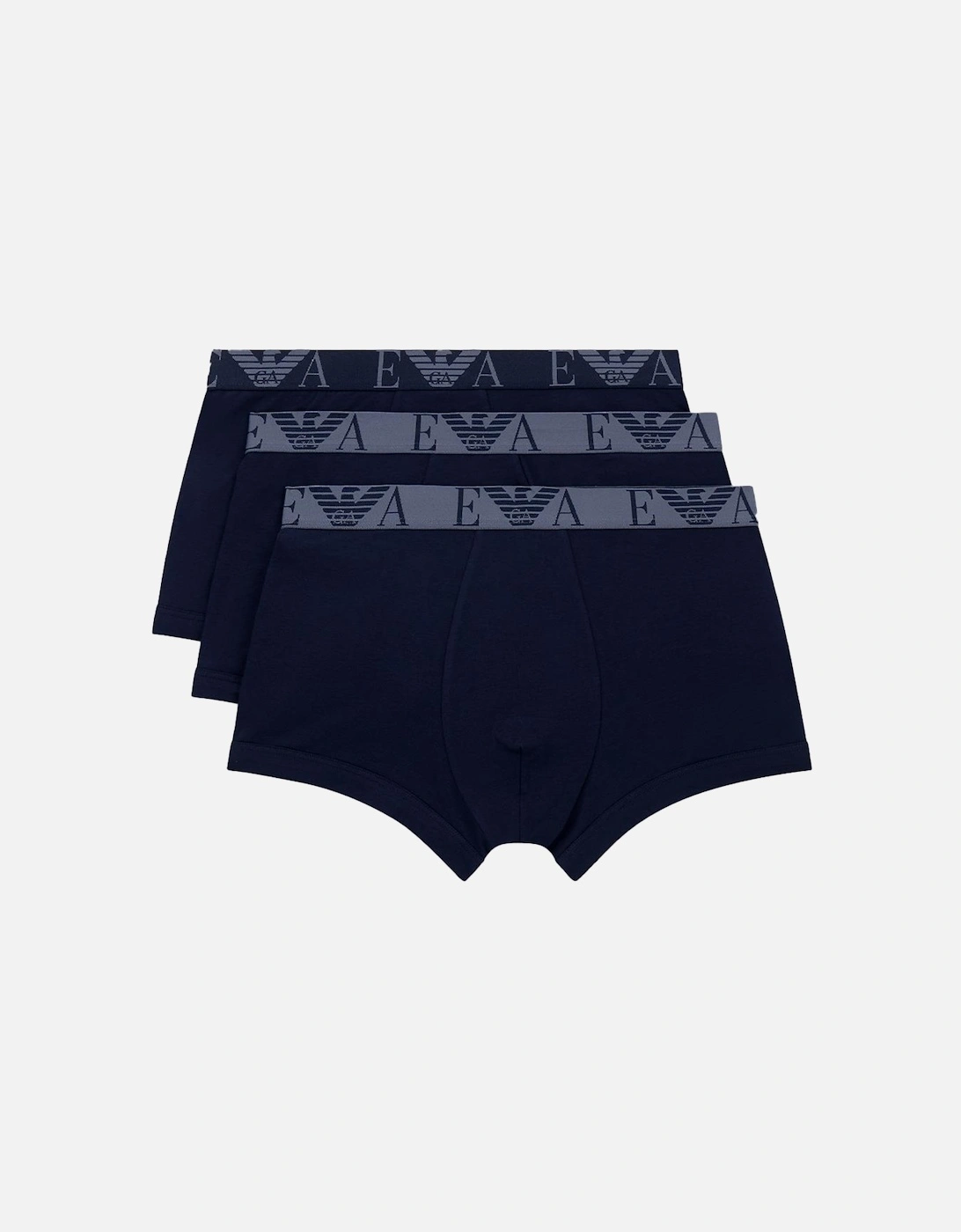 3-Pack Boxer Trunks, Armani Blue, 4 of 3