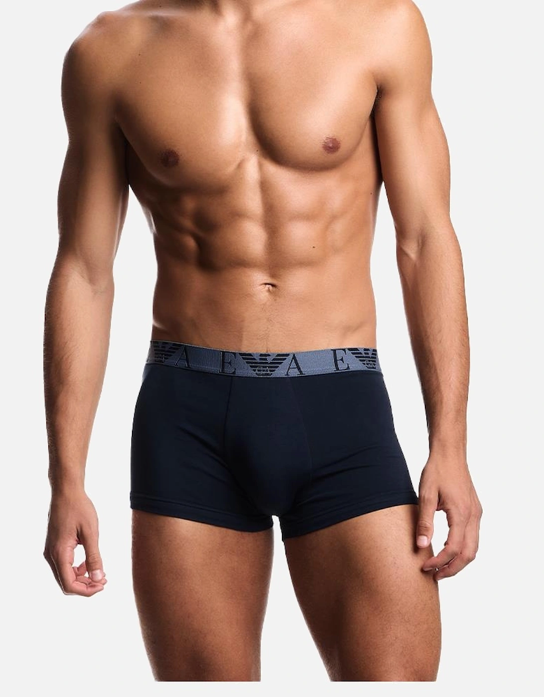 3-Pack Boxer Trunks, Armani Blue