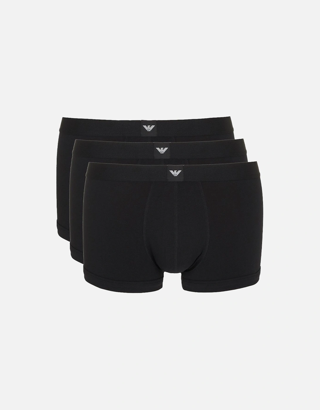 3-Pack Boxer Trunks, Black, 2 of 1