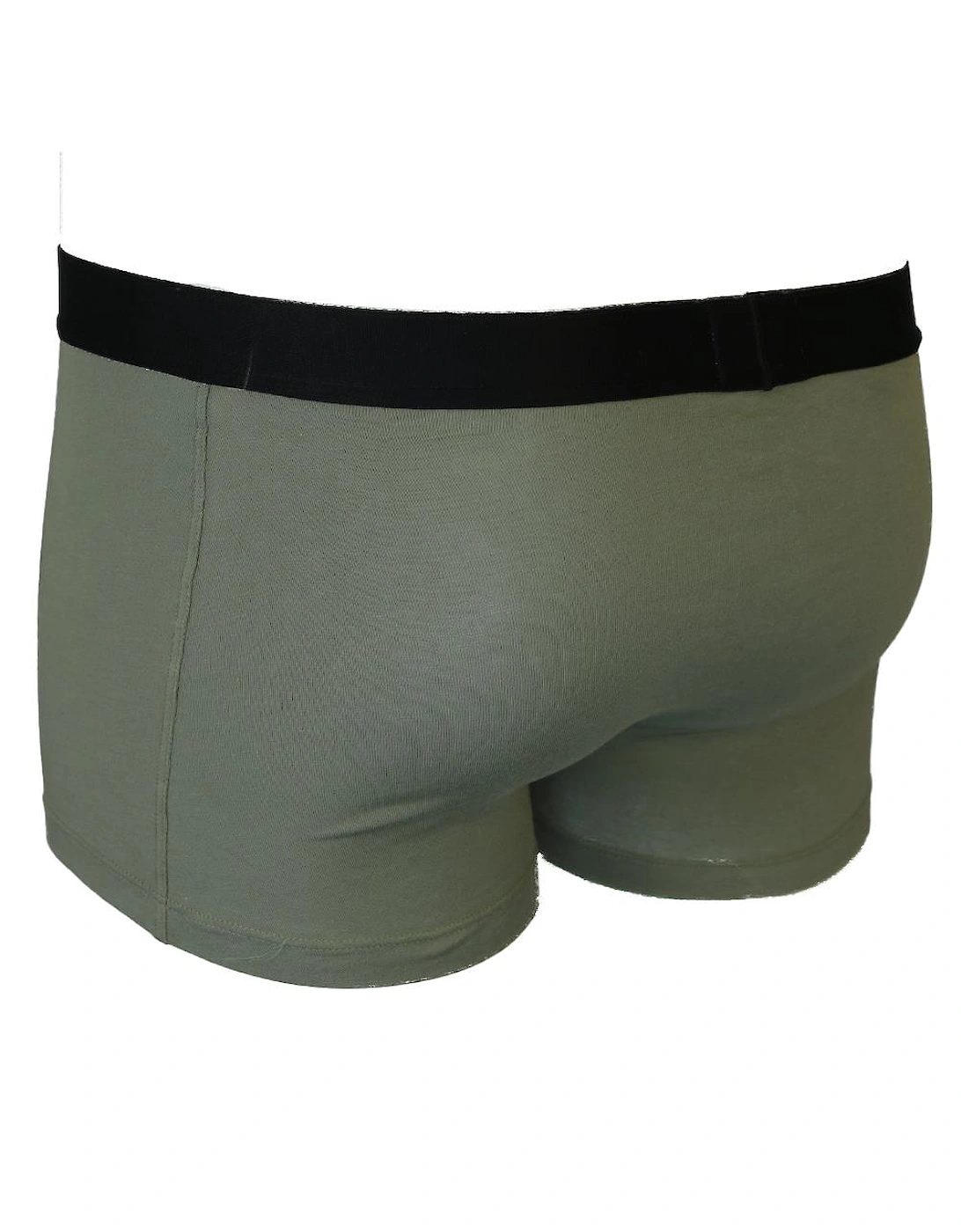 BOSS 3-Pack Boss One D Boxer Trunks, Black, Olive