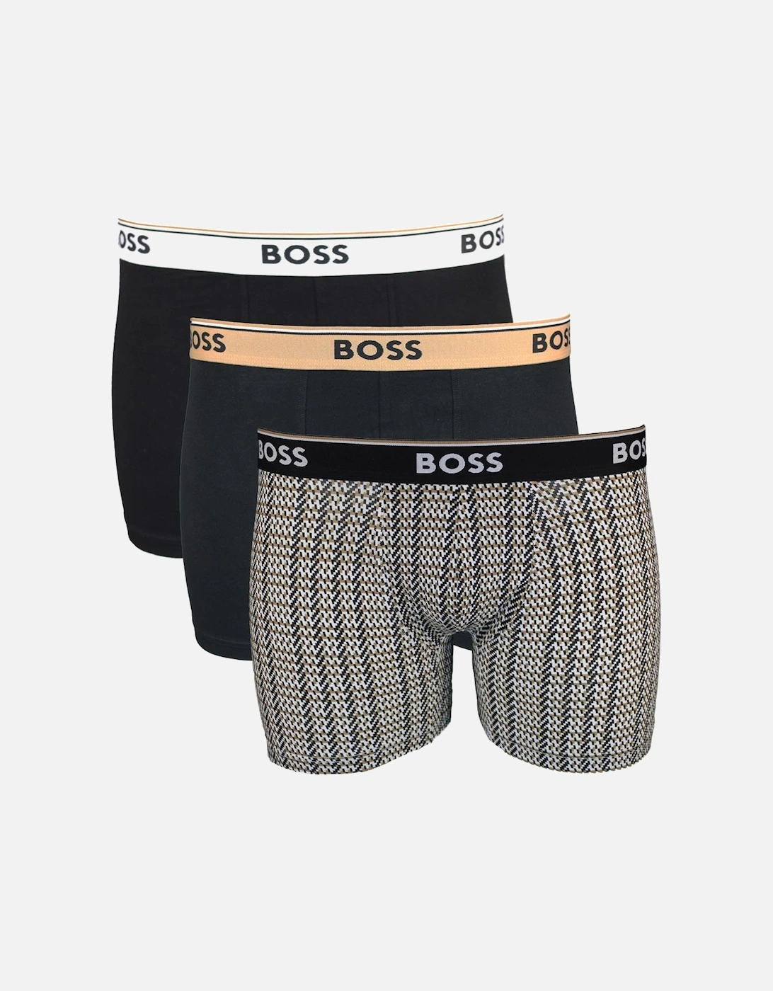 BOSS 3-Pack Power Des Boxer Briefs, Mutlicolour, 6 of 5