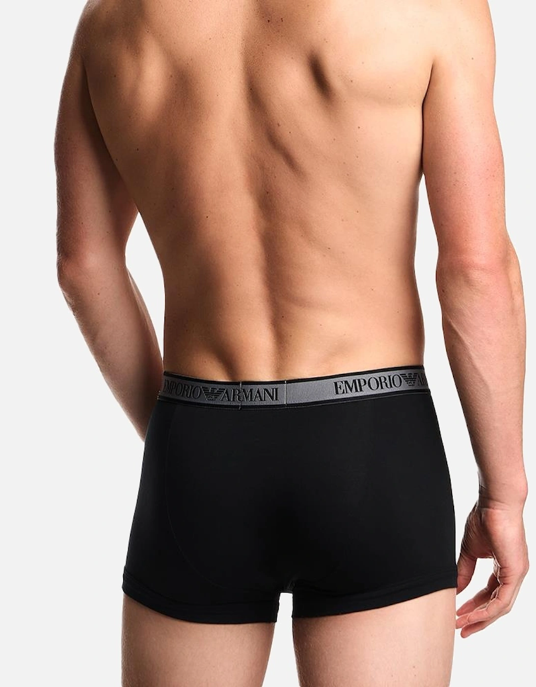 3-Pack Boxer Trunks, Black