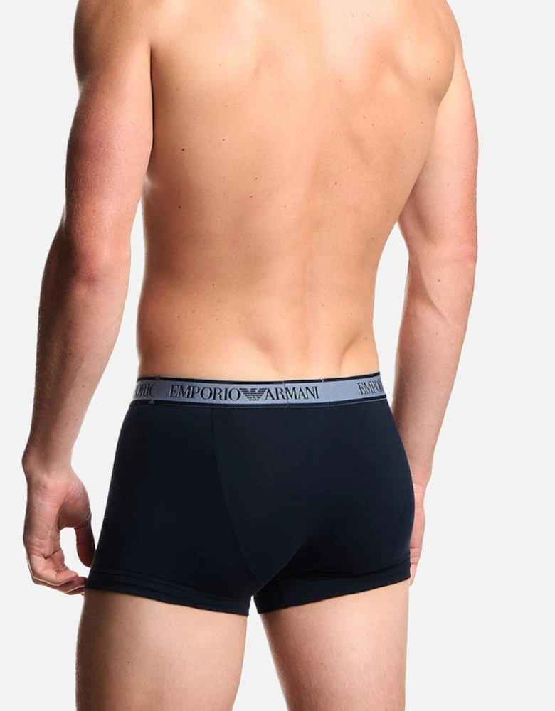 3-Pack Boxer Trunks, Armani Blue
