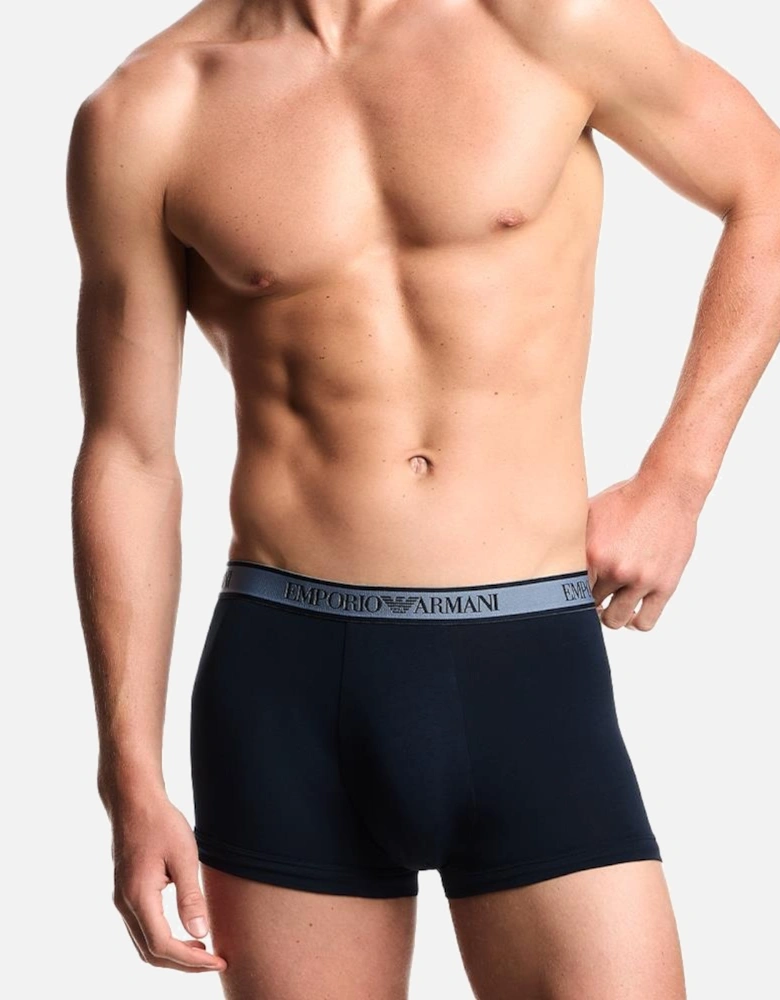 3-Pack Boxer Trunks, Armani Blue