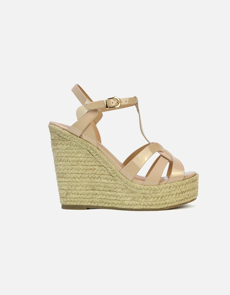 'Alexis' Strappy Espadrille Platform Wedge Heel Sandals