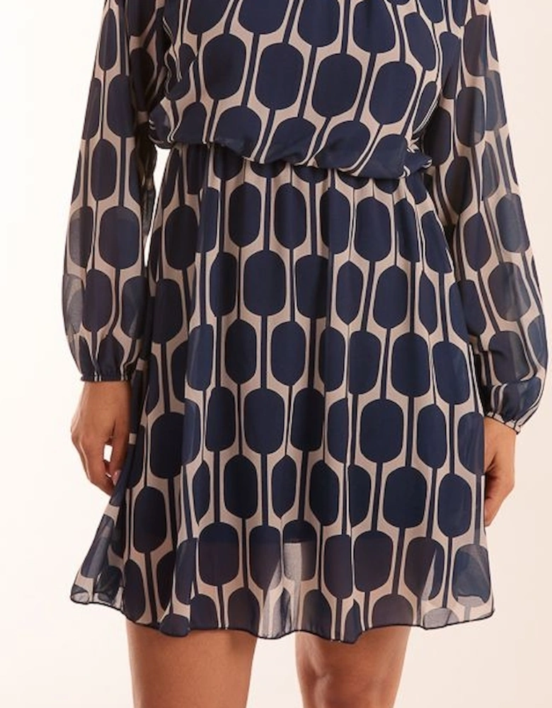 Geometric Print Dress