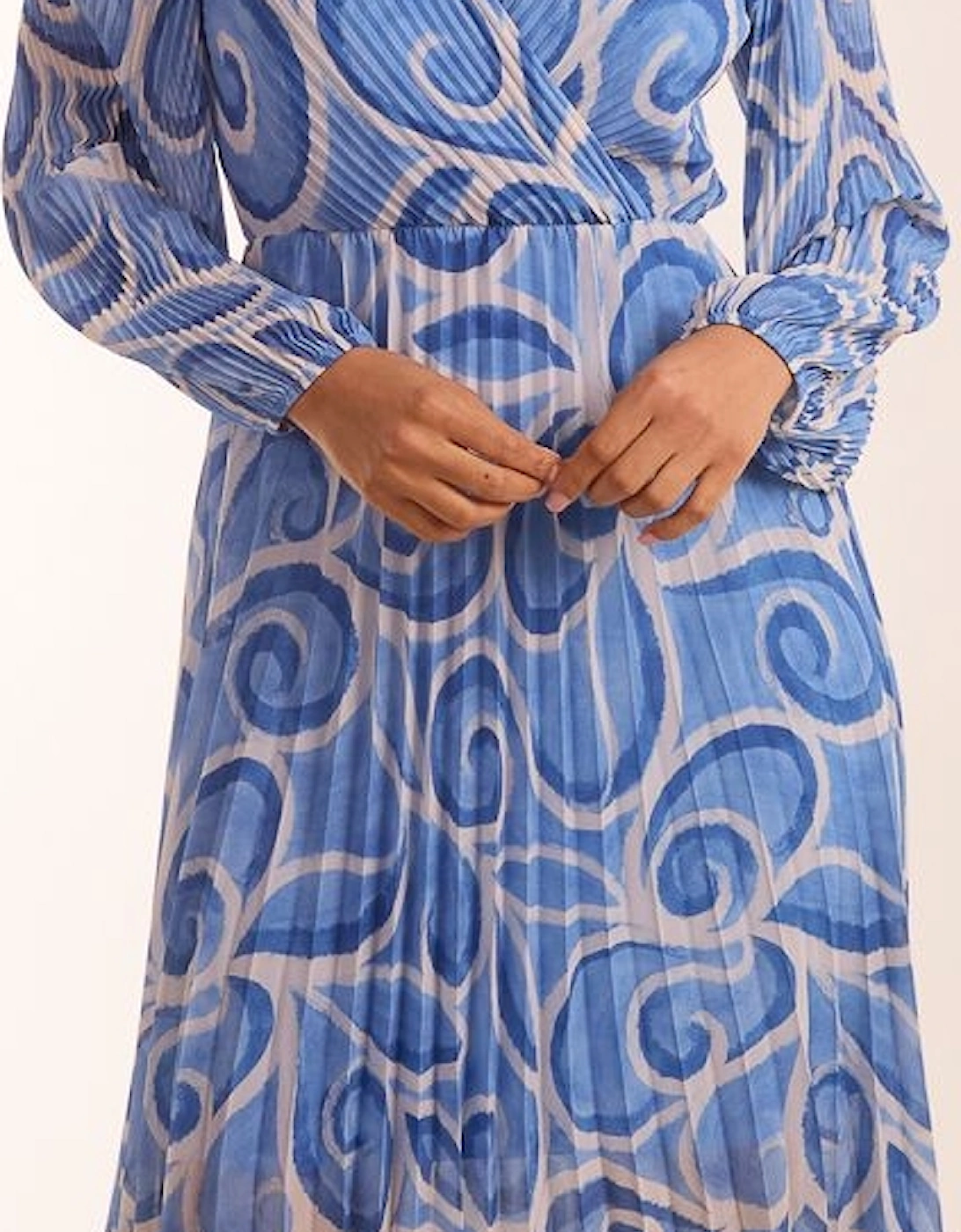 Wrap Pleated Dress, 2 of 1