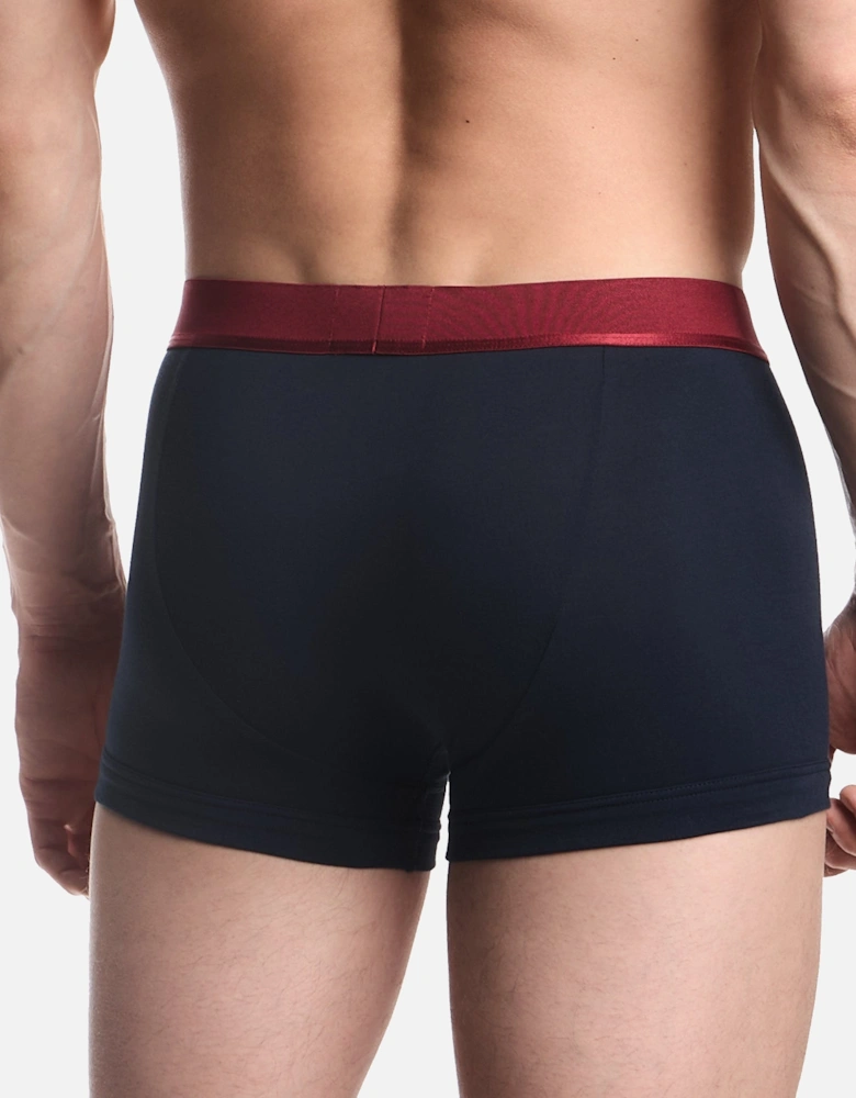Stretch Cotton Logo 3 Pack Trunks Black/Red