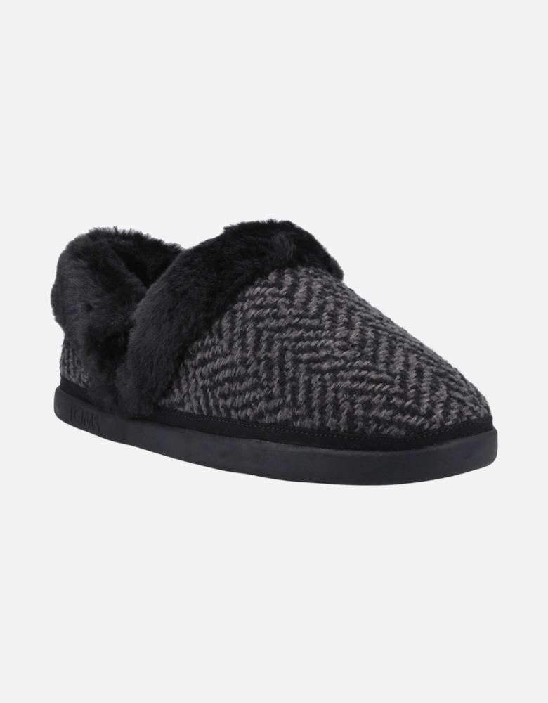 Oslo Polyester Women's Black Slippers