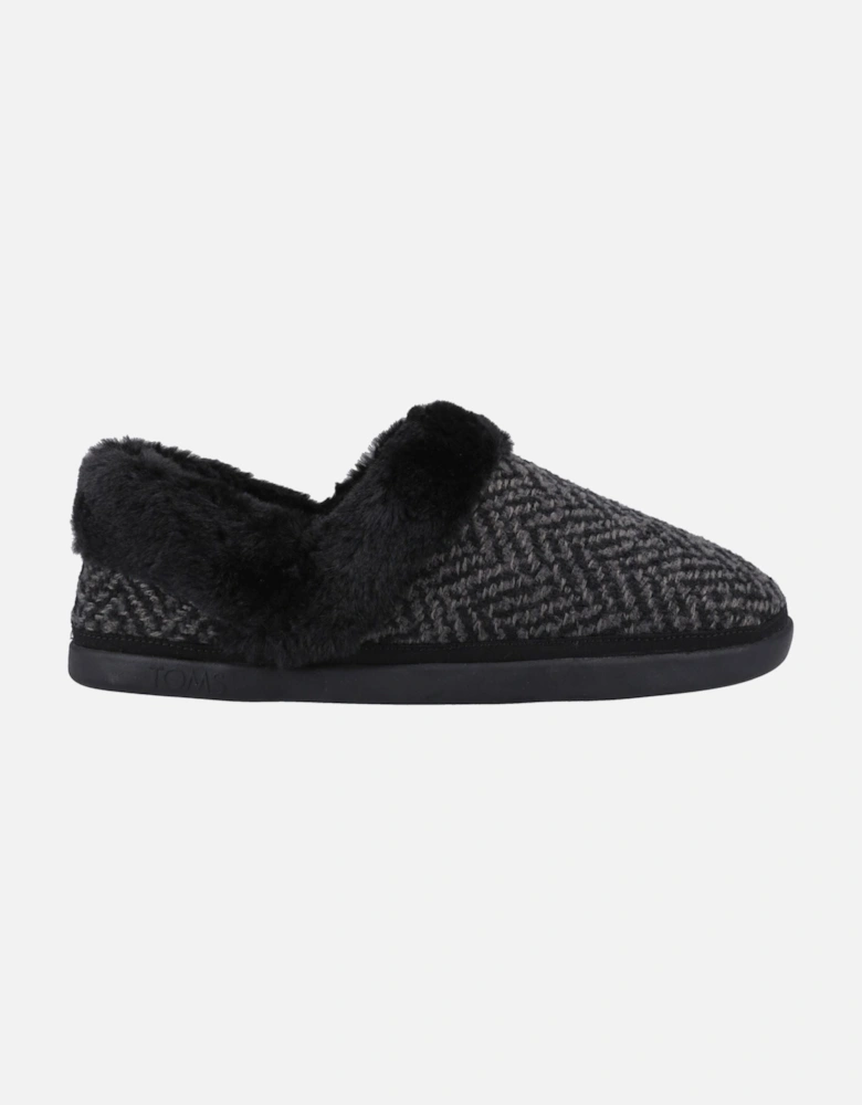Oslo Polyester Women's Black Slippers