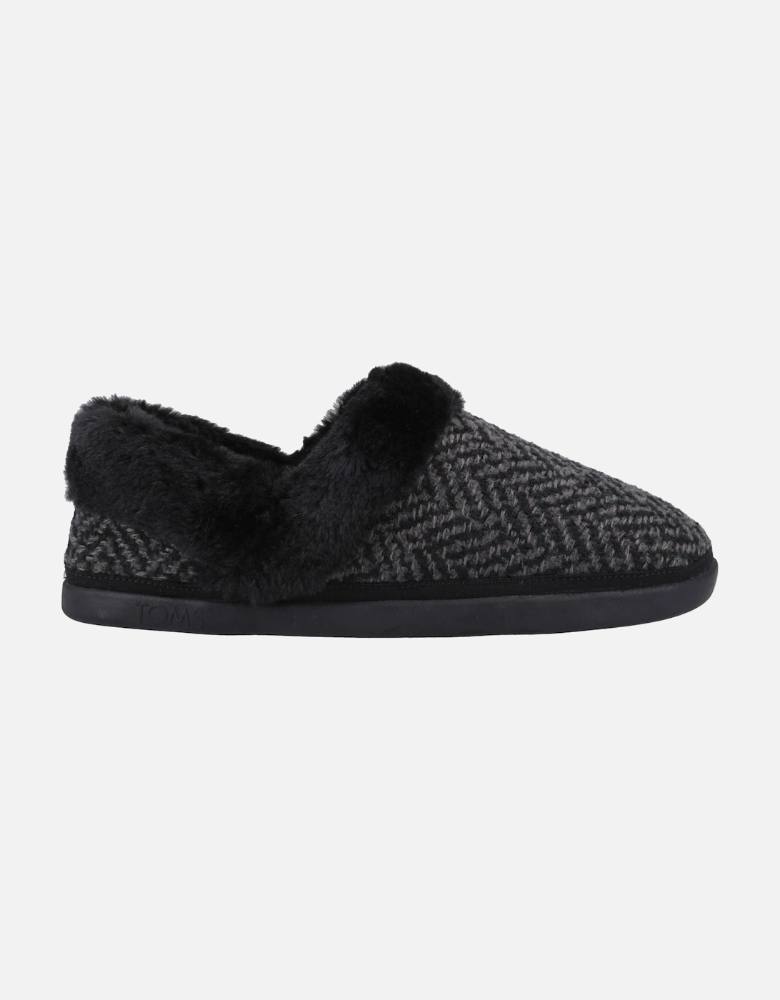 Oslo Polyester Women's Black Slippers