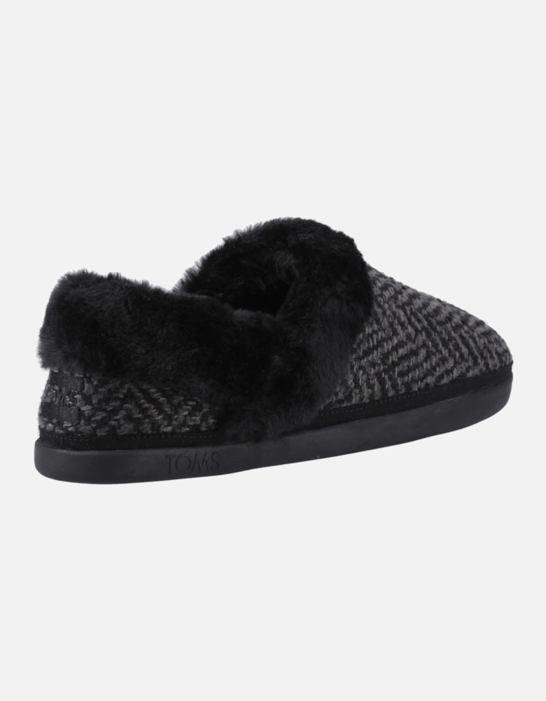 Oslo Polyester Women's Black Slippers