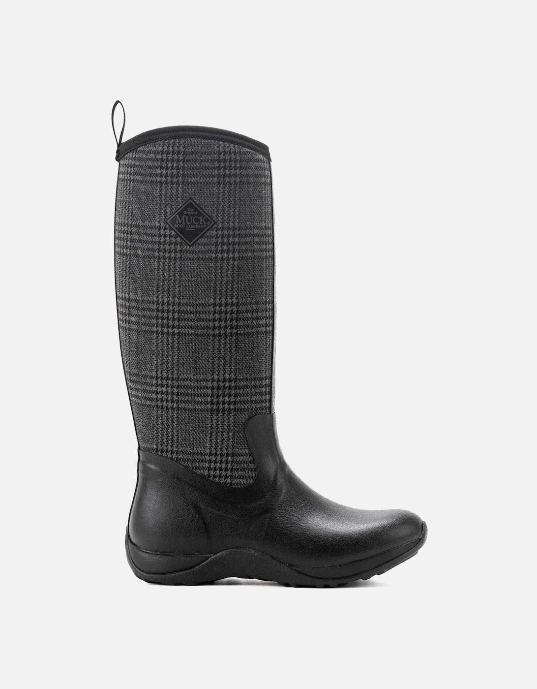 Muck Boots Arctic Adventure Rubber Women's Black/Plaid Winter Knee High Boots
