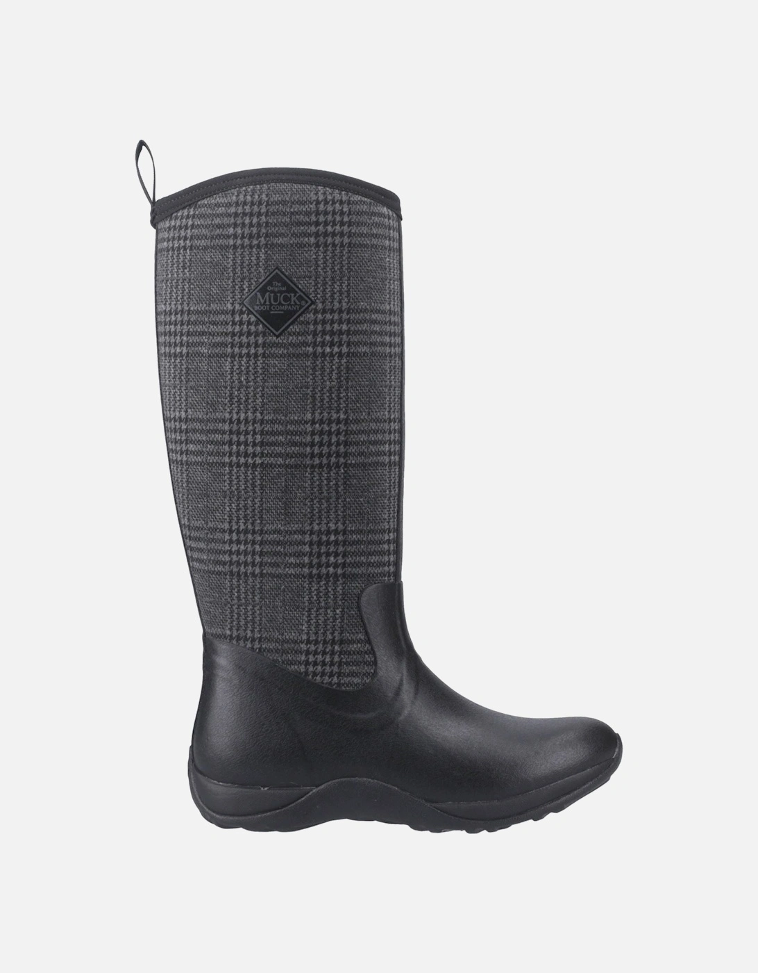 Muck Boots Arctic Adventure Rubber Women's Black/Plaid Winter Knee High Boots