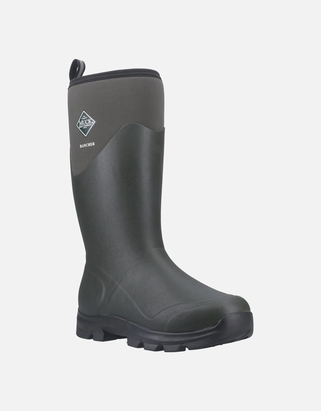 Muck Boots Rancher Rubber Men's Dusty Olive/Black Winter Knee High Boots, 10 of 9