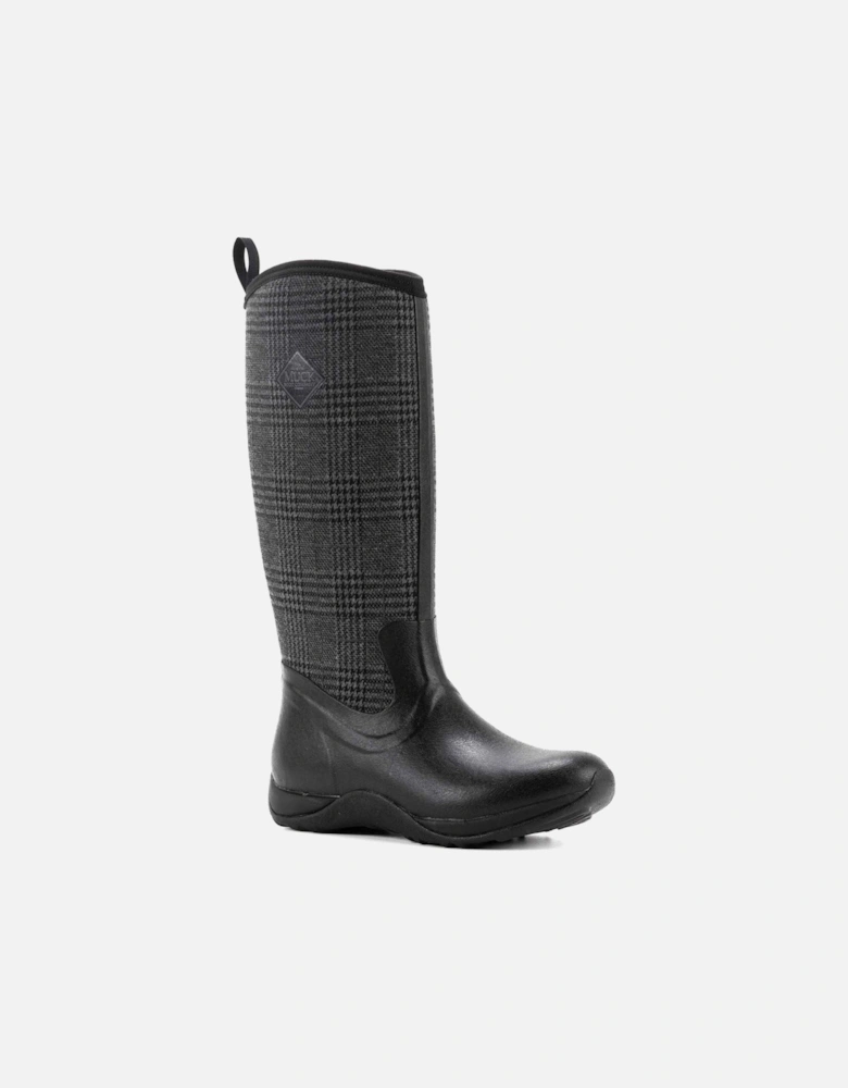 Muck Boots Arctic Adventure Rubber Women's Black/Plaid Winter Knee High Boots