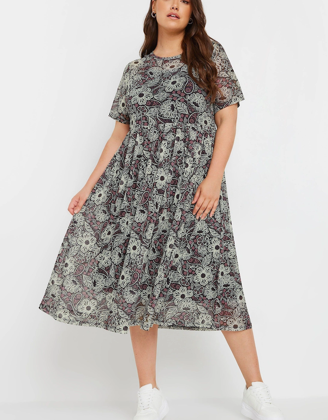 Mesh Midaxi Dress, 2 of 1