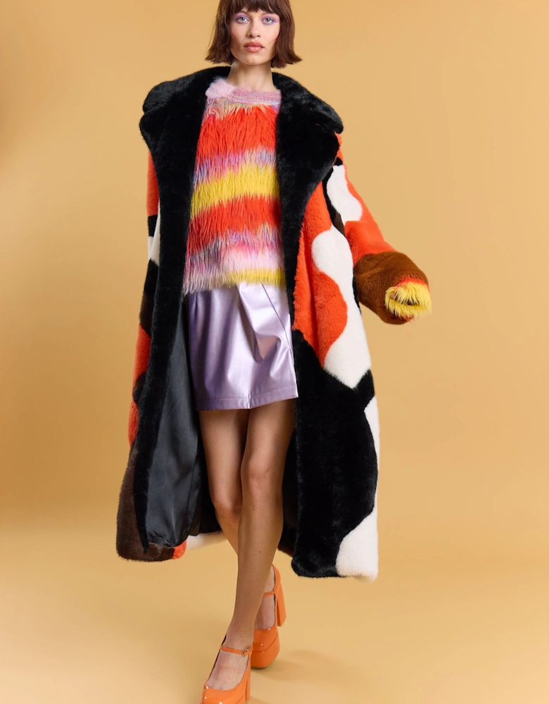 Hand Crafted Bamboo Faux Fur Lucky Coat