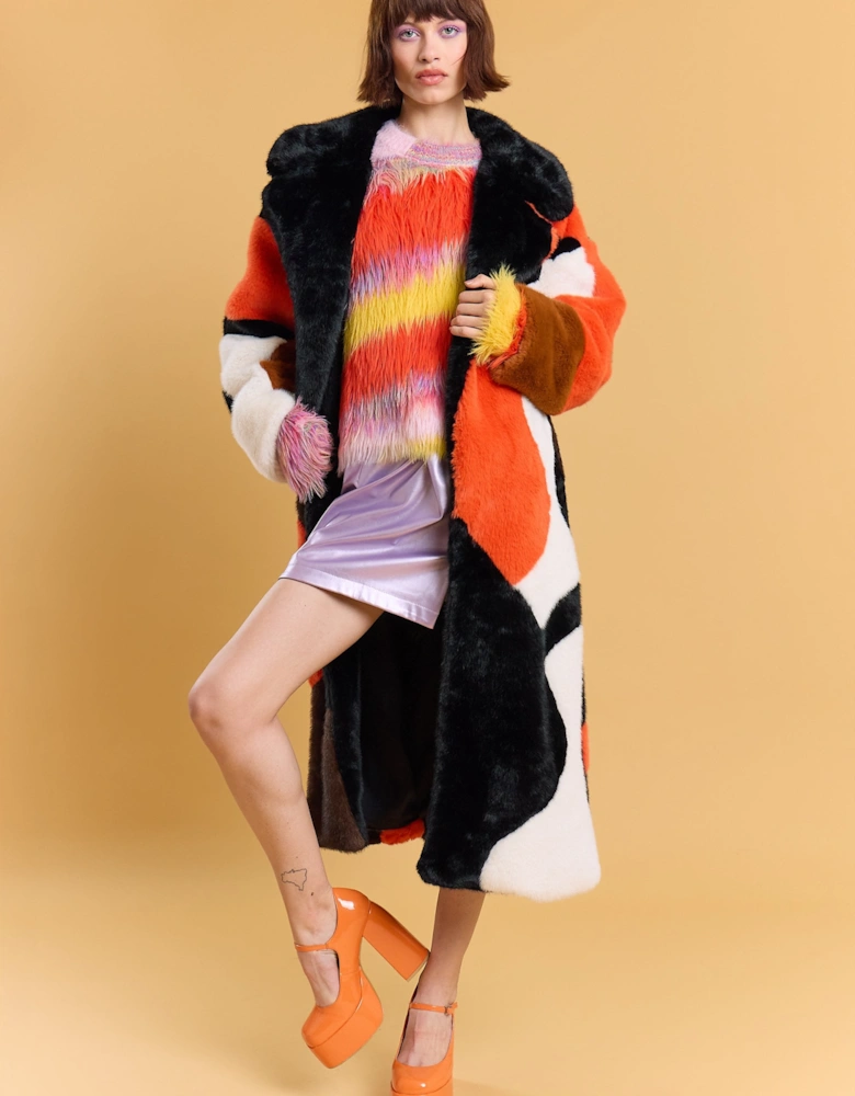 Hand Crafted Bamboo Faux Fur Lucky Coat